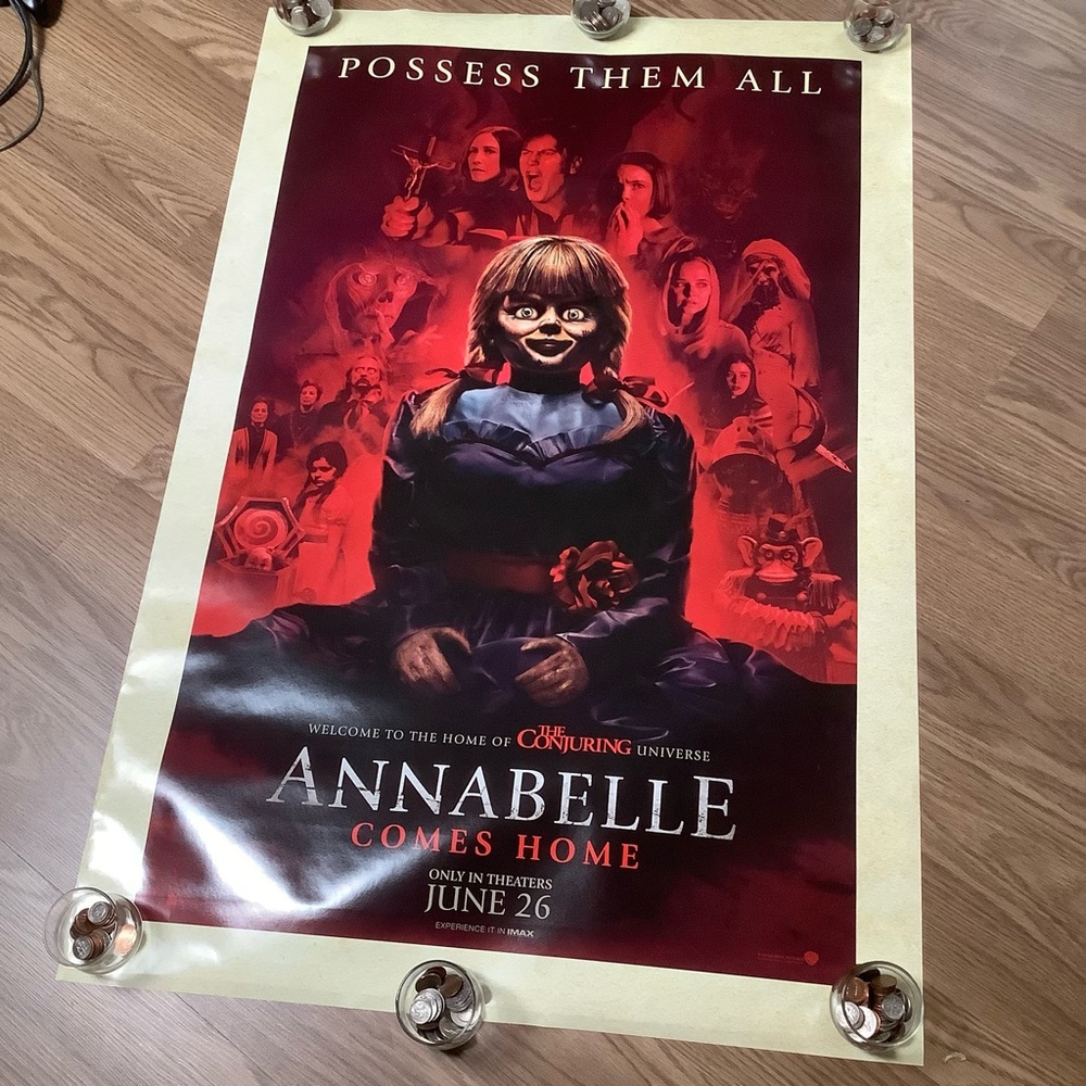 Annabelle Comes Home One Sheet Cinema Movie Poster 27x40" Original Double-Sided